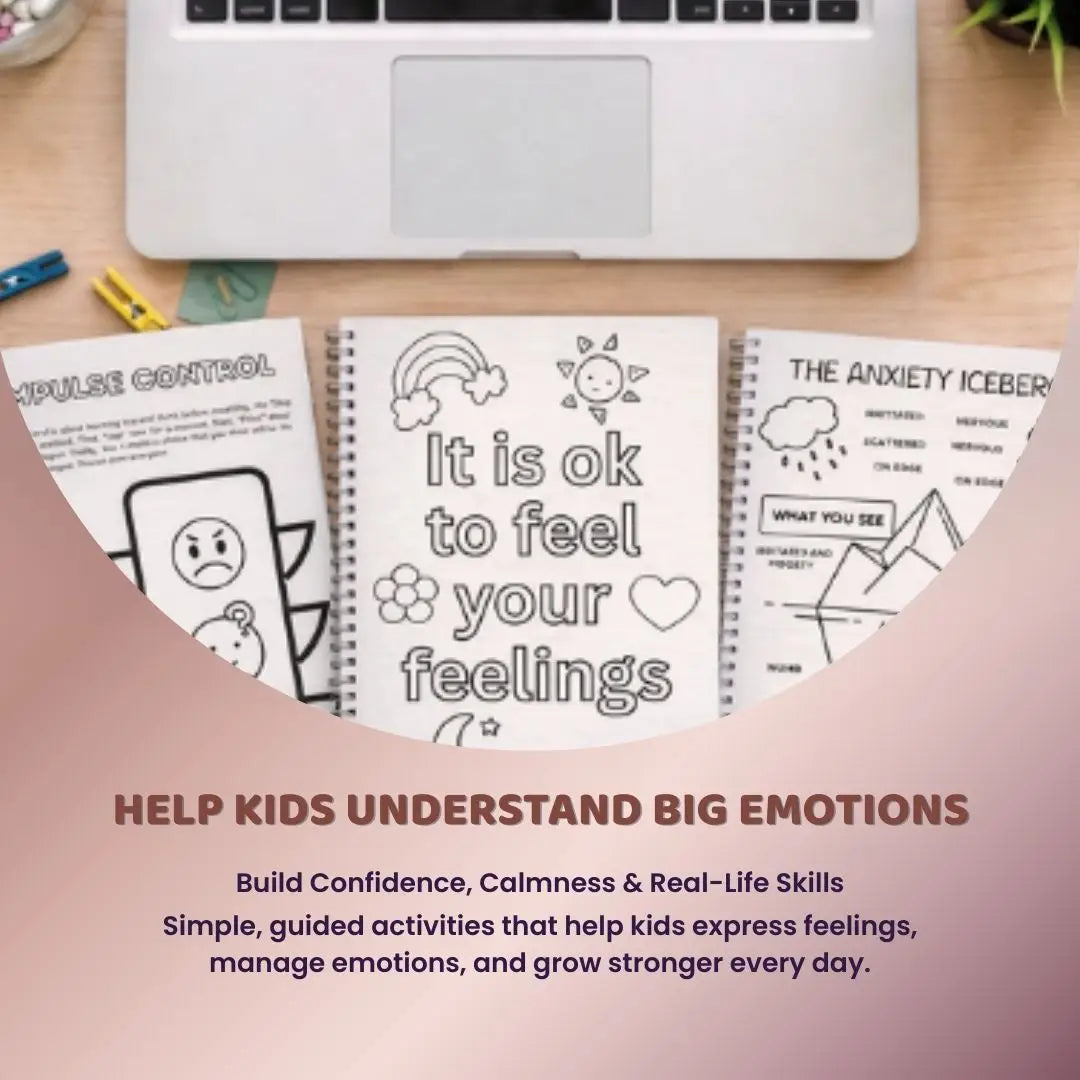 100 Art Therapy Activities for Kids PDF – Emotional Regulation, Anxiety Relief & Self-Esteem Workbook