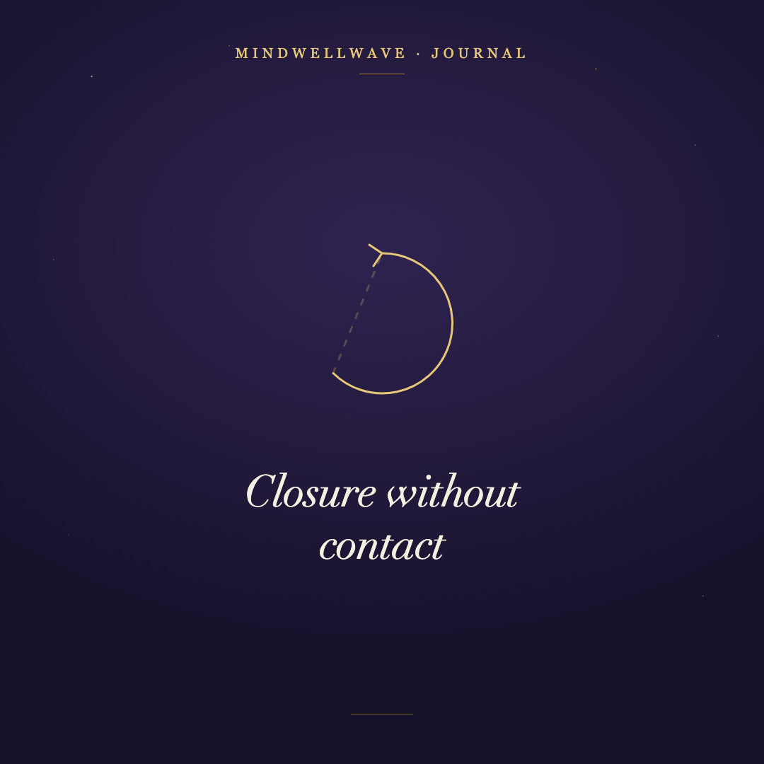 A circle being closed from one side