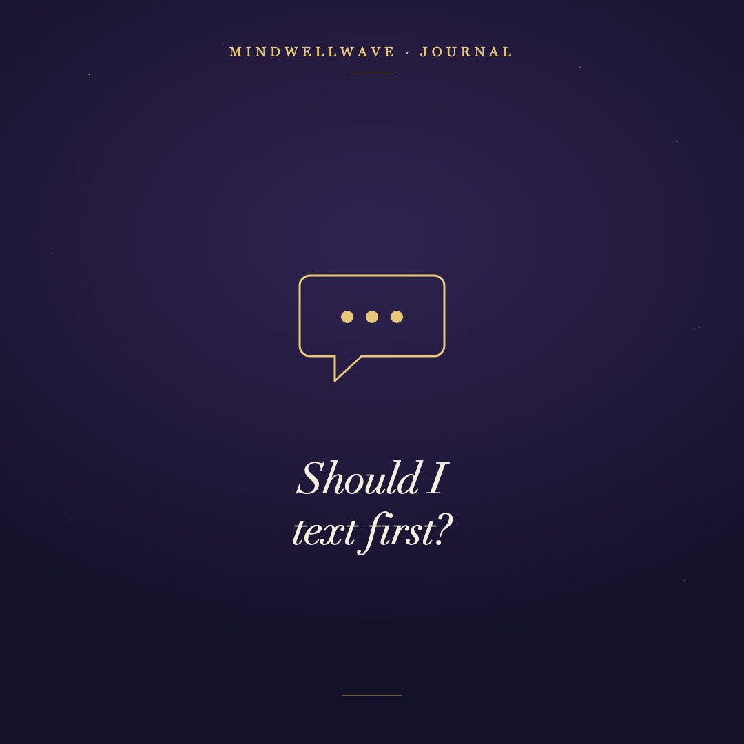 A message bubble with three dots, unsent