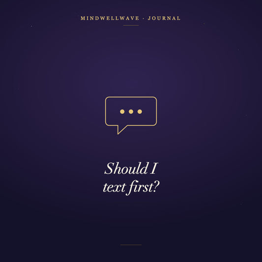 A message bubble with three dots, unsent