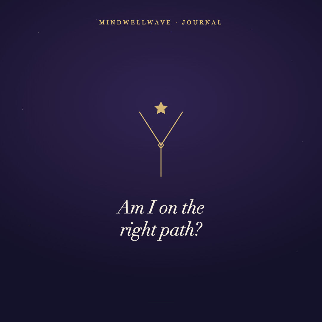 A path that forks in two, with a star above neither branch