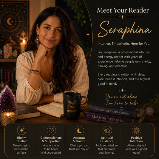 Seraphina, intuitive reader and writer at MindWellWave