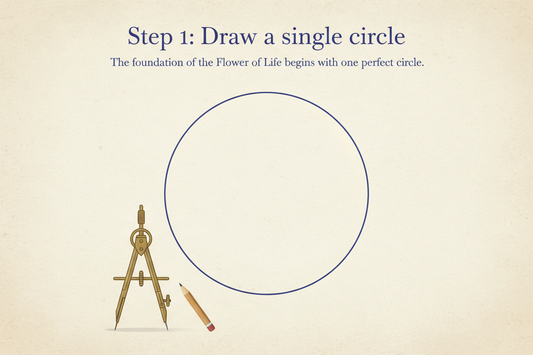 How to Draw the Flower of Life (Step by Step, With Just a Compass)