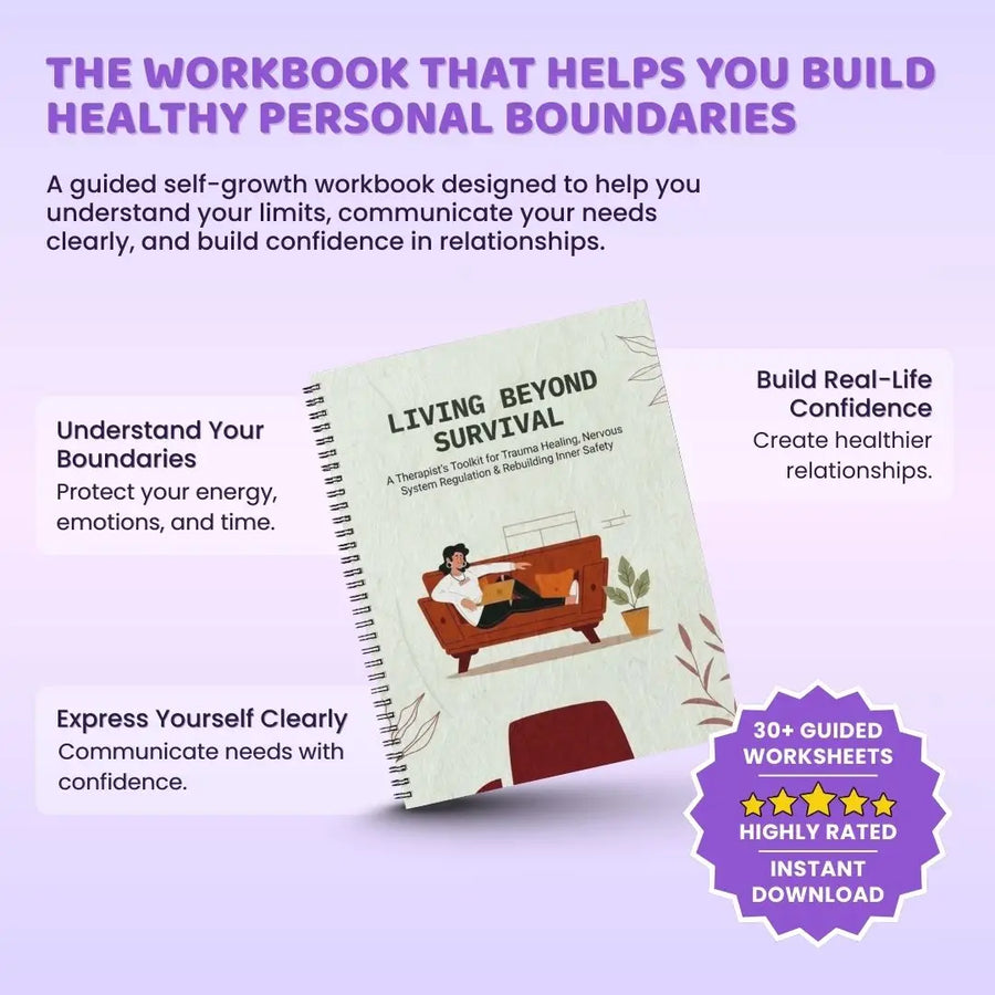 Living Beyond Survival Workbook PDF – Trauma Healing & Nervous System Regulation Toolkit