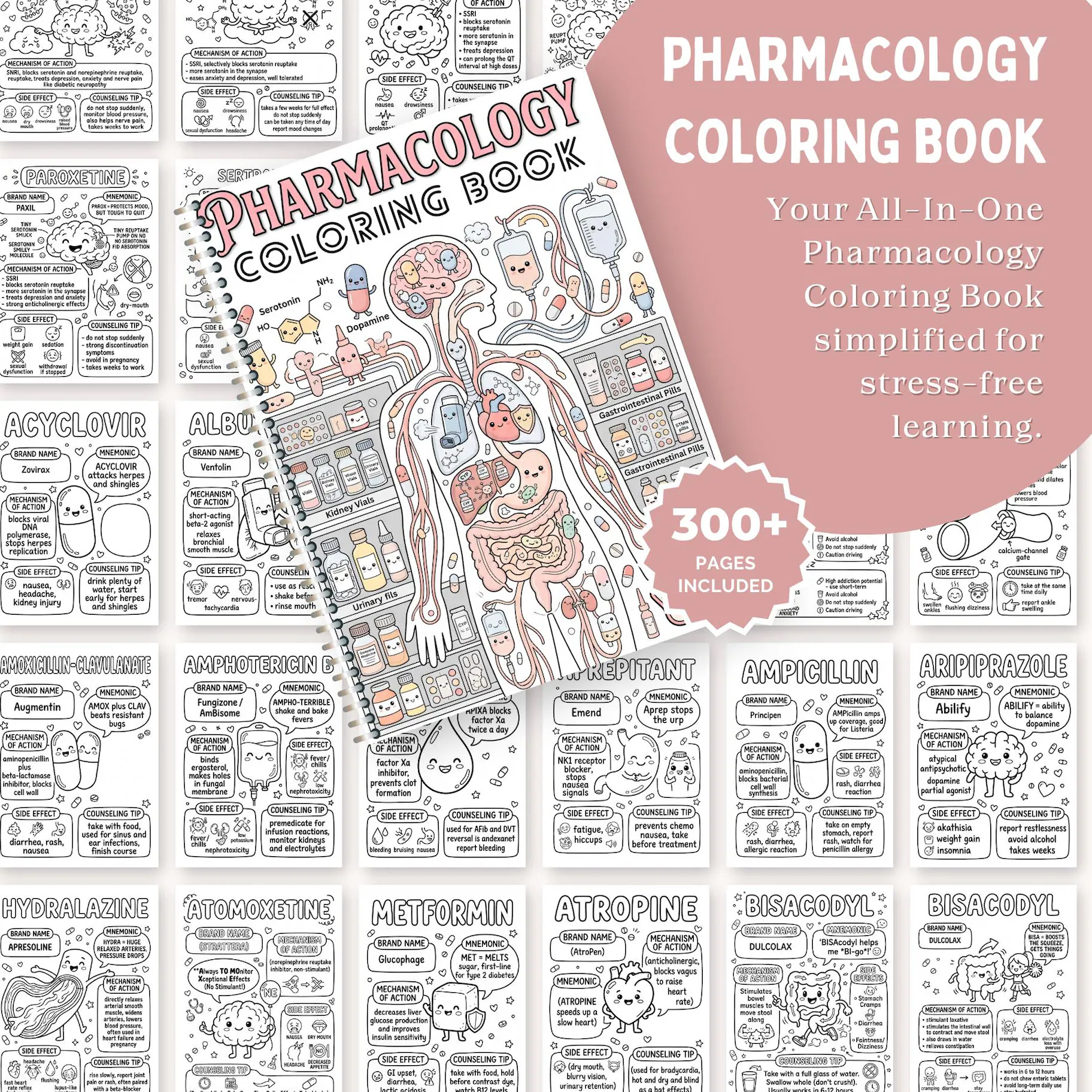 Nursing School Notes 4400+ Pages, Nclex Study Guide | MedSurg | Pharmacology | Digital Download