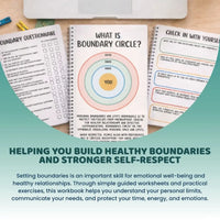 Personal Boundaries Worksheets PDF – Learn Healthy Limits, Assertive Communication & Self-Respect