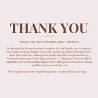 Future Geniuses Complete Activity Bundle