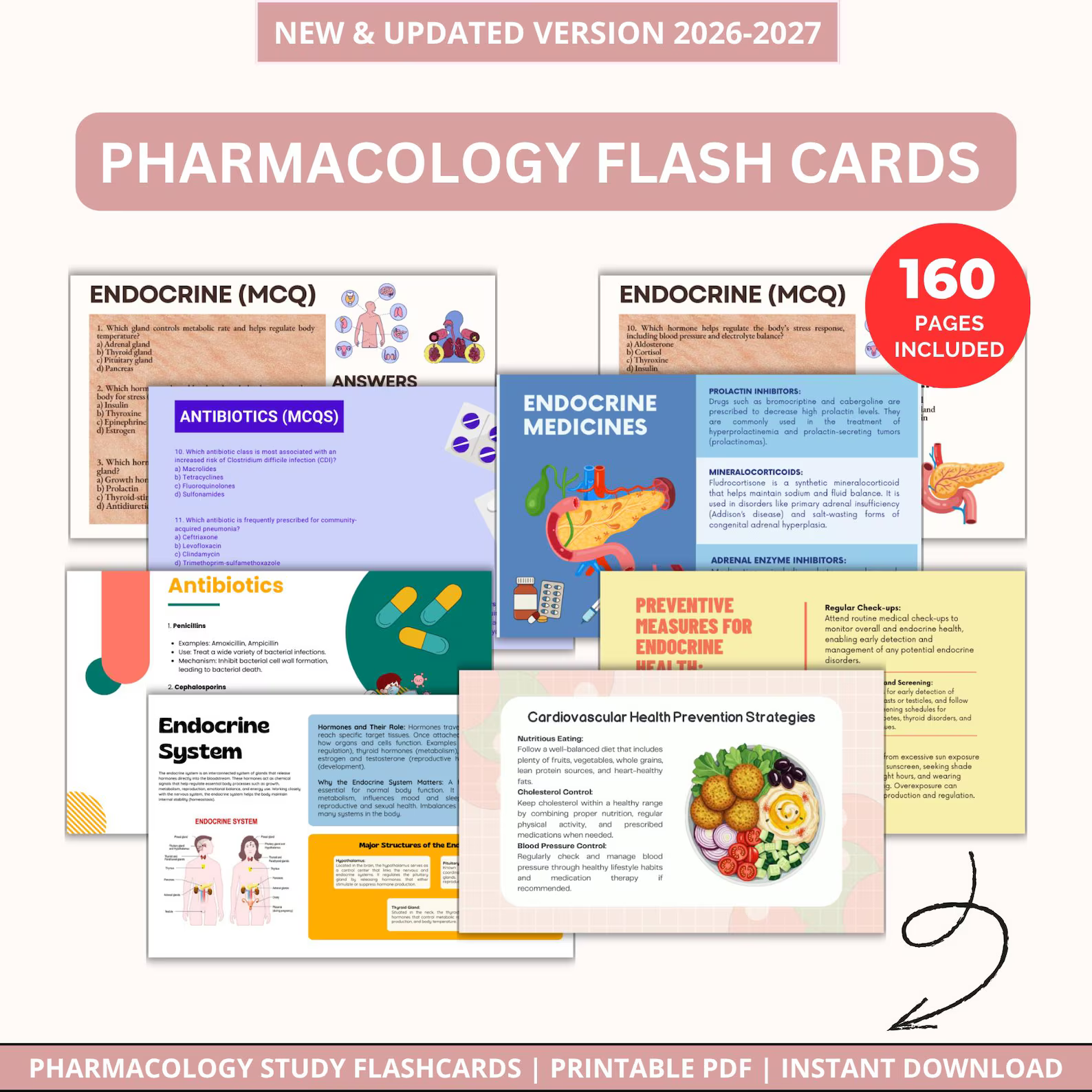Nursing School Notes 4400+ Pages, Nclex Study Guide | MedSurg | Pharmacology | Digital Download