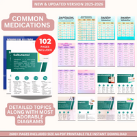 Nursing School Notes 4400+ Pages, Nclex Study Guide | MedSurg | Pharmacology | Digital Download