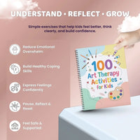 100 Art Therapy Activities for Kids PDF – Emotional Regulation, Anxiety Relief & Self-Esteem Workbook