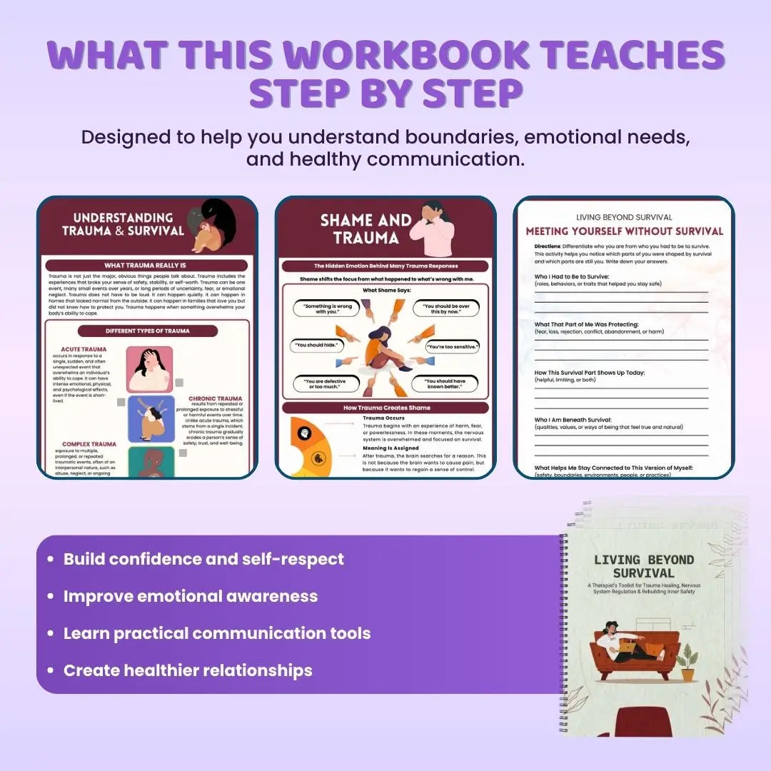 Living Beyond Survival Workbook PDF – Trauma Healing & Nervous System Regulation Toolkit