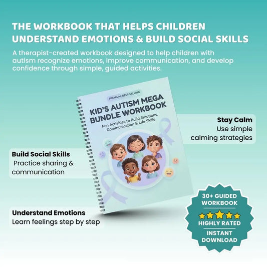 Kid's Autism Mega Workbook – 53 pages