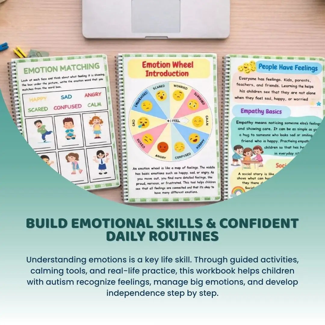 Kid’s Autism Workbook PDF – Emotional Regulation, Social Skills & Coping Activities