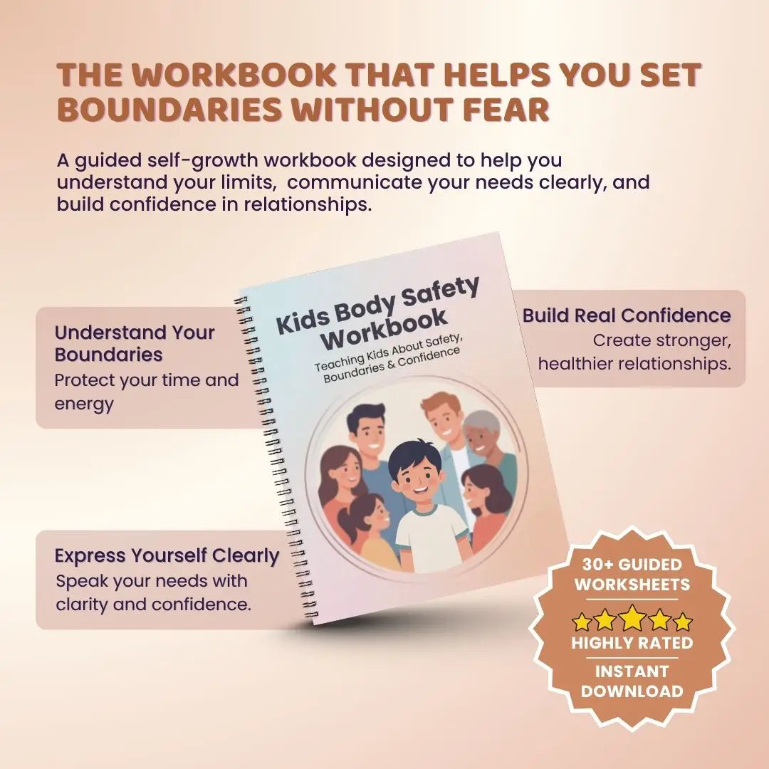 Kids Body Safety Workbook – 50+ pages