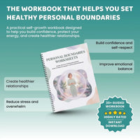 Personal Boundaries Worksheets PDF – Learn Healthy Limits, Assertive Communication & Self-Respect