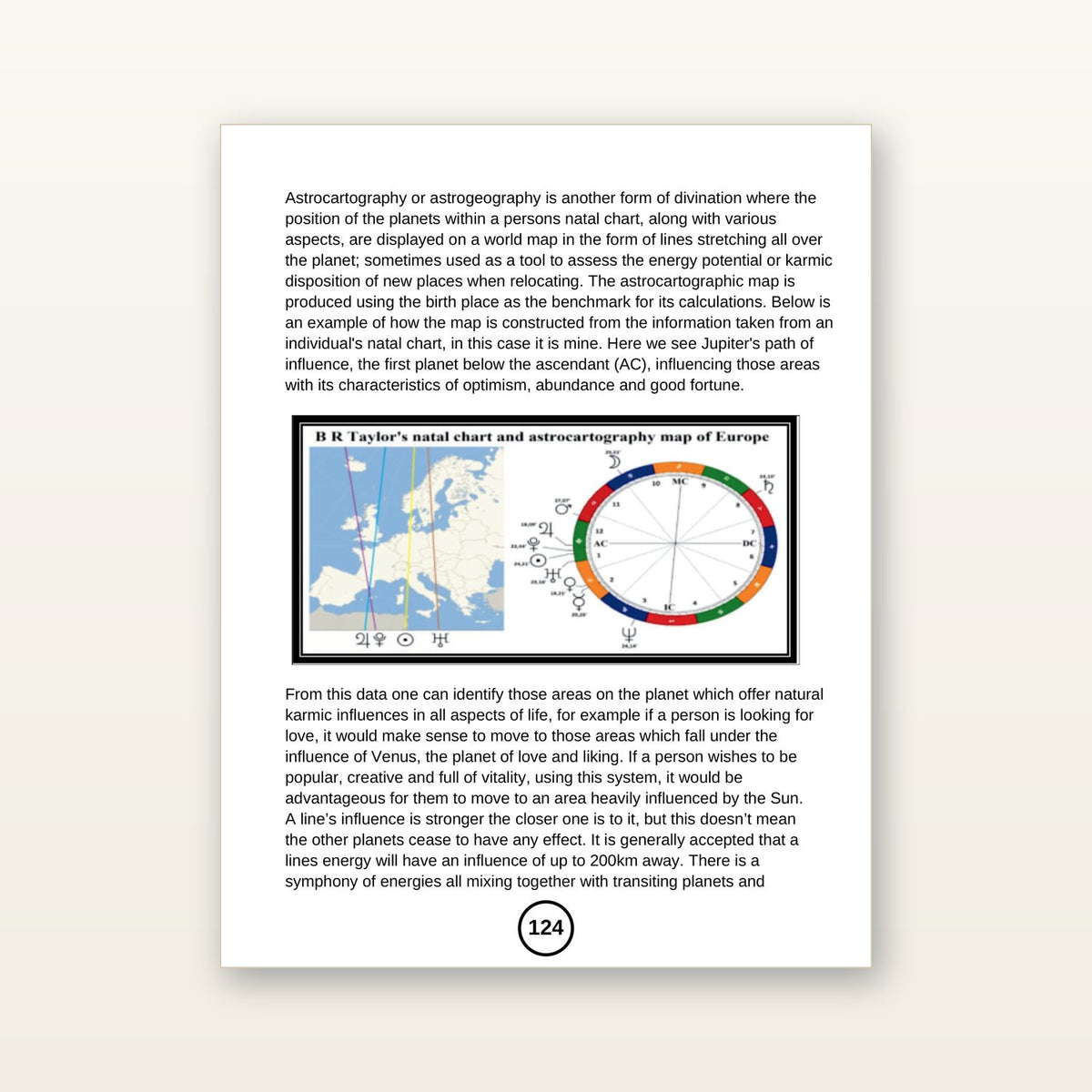 Inside: astrocartography world map