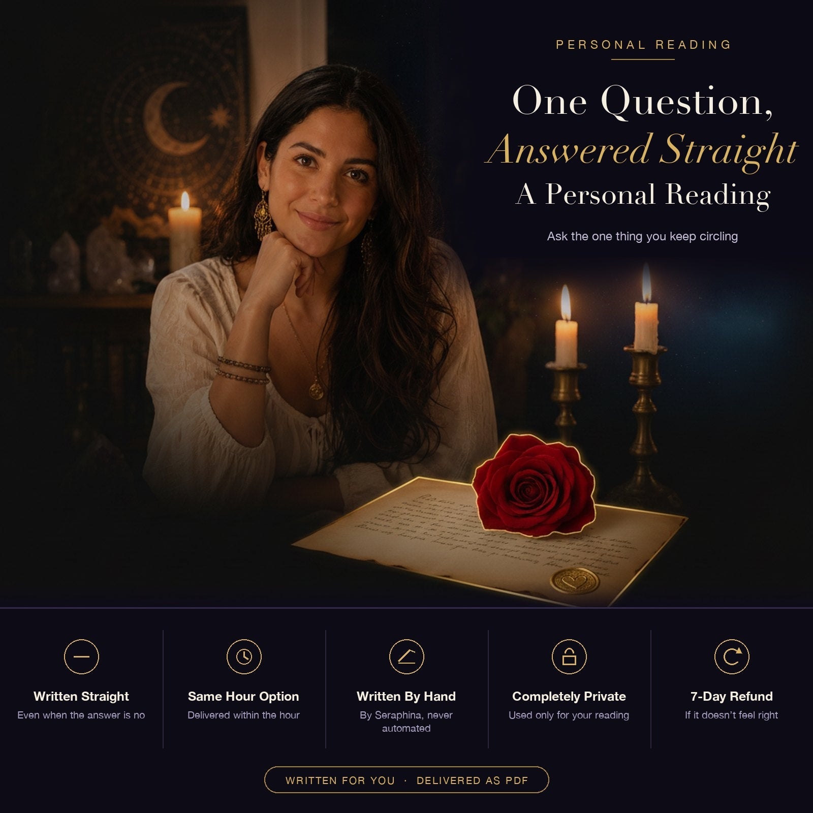 One Question, Answered Straight — a personal reading by MindWellWave