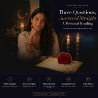 Three Questions, Answered Straight — a personal reading by MindWellWave